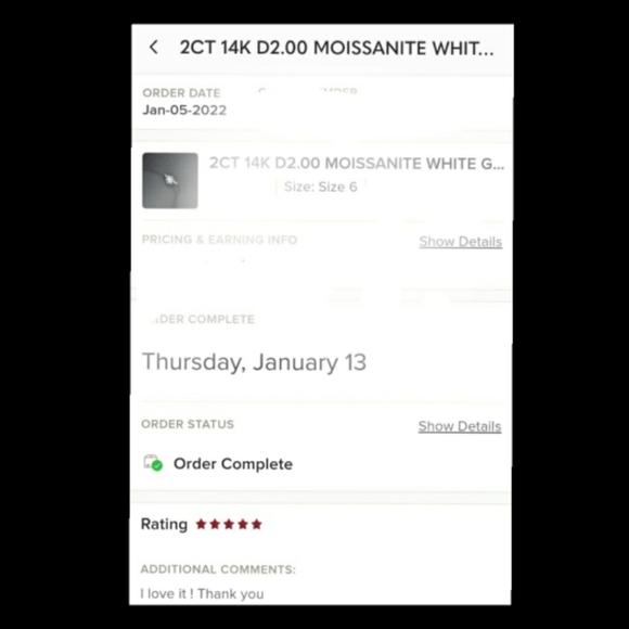 🎉FIRM🎉 $1500 2CT 14K D2.00 MOISSANITE WHITE GOLD - Picture 14 of 14